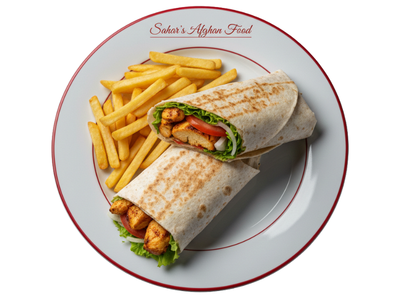 Galette Poulet mariné