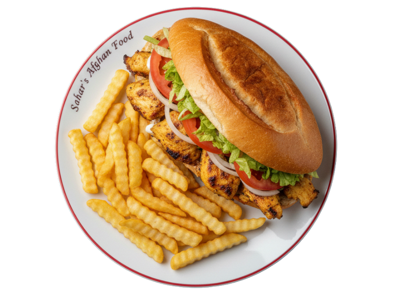 Sandwich Poulet mariné